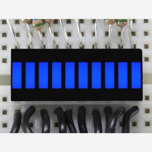 10 Segment Light Bar Graph LED Display - Blue [KWL-R1025BB] Pictures Online