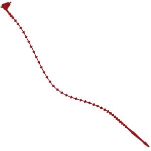 8" Beaded Security Tie - Red 2000/Case Free Shipping Get To Buy