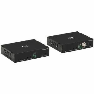 Tripp Lite by Eaton HDMI over Cat6 Extender Kit with Power over Cable - 4K 60 Hz 4:4:4 328 ft. (100 m) - 2 Input Device - 1 Output Device - 328 ft Range - 2 x Network (RJ-45) - 3 x USB - 1 x HDMI In - High Quality For Sale