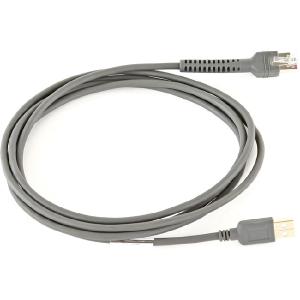 Zebra Cable - Shielded USB: Series A Connector, 7ft. (2.1m), Straight Free Shipping Popular