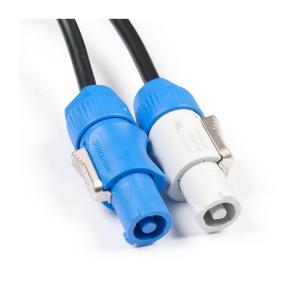 Accu Cable PLC3 3 foot Heavy Duty PVC Jacketed Neutrik powerCon Connectors Link Cable Pay With Visa