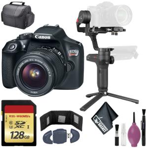 Zhiyun-Tech WEEBILL LAB Handheld Stabilizer - Canon EOS Rebel T6 18-55 DC III Kit - 128GB Case Outlet Best Seller