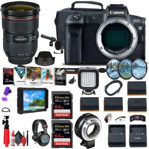 Canon EOS R Mirrorless Digital Camera (3075C002)   4K Monitor Advanced Bundle Free Shipping With Mastercard