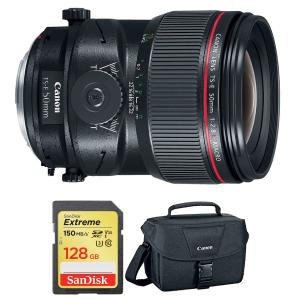 Canon TS-E 50mm f/2.8L Macro Tilt-Shift Lens  with BONUS 128GB Memory Card and Canon Carrying Case Combo  (Special Intl Model) Footlocker Pictures