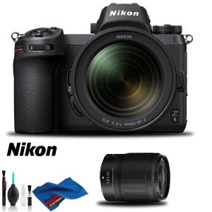 Nikon Z 6 Mirrorless Digital Camera with 24-70mm Lens and 35mm f/1.8 S Lens Kit (International Model) Free Shipping Order