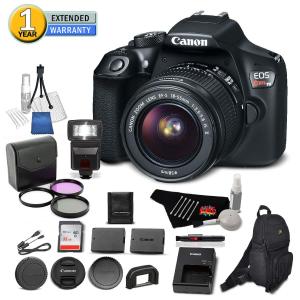 Canon EOS Rebel T6 Digital SLR Camera 1159C003 Bundle with 18-55mm f/3.5-5.6 is II Lens with 32GB Memory Card   Filter K Discount Best Place