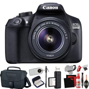 Canon EOS Rebel T6 Digital SLR Camera Kit with EF-S 18-55mm f/3.5-5.6 DC III Lens with Extra Accessory Bundle Outlet Low Shipping Fee