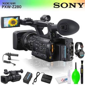 Sony PXW-Z280 4K 3-CMOS 1/2" Sensor XDCAM Camcorder Accessory Bundle with Condenser Mic, Professional Headphones and Cleaning Kit Very Cheap Sale Online