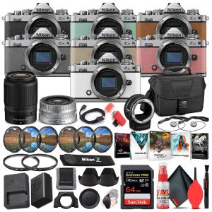 Nikon Z fc Digital Camera with Dual Lenses INTL Bundle with FTZ Adapter - Limited Edition Cheap Pice