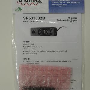 Digitrax SP531832B 32-Ohm Box Speaker w/Enclosure & Wires; All Scales Tumblr Cheap Online