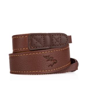 EDDYCAM Elk Leather Vintage Neck Strap, 35mm Wide, Cognac/Natural with Natural Stitching For Cheap Sale Online