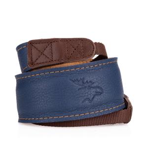 EDDYCAM Elk Leather Vintage Neck Strap, 50mm Wide, Sky/Natural with Natural Stitching Cheap Pick A Best