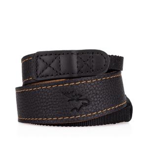 EDDYCAM Elk Leather Neck Strap, 35mm Wide, Black/Natural with Natural Stitching Huge Surprise For Sale