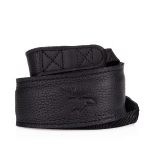 EDDYCAM 200cm Extra Long Elk Leather Neck Strap, 50mm Wide, Black/Black with Black Stitching The Cheapest