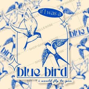 BLUEBIRD Sticker Very Cheap