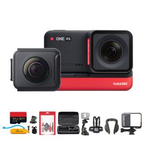 Insta360 - ONE RS Twin Edition   50-in-1 Accessory Kit   64GB Card   More Big Discount Online