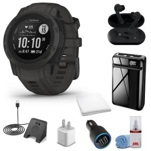 Garmin Instinct 2S - Standard Edition-Graphite With Extreme Accessory Kit Outlet Where Can You Find