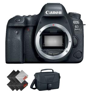 Canon EOS 6D Mark II DSLR Camera (Body Only)   2 Year Accidental Warranty Advanced Bundle Largest Supplier Online