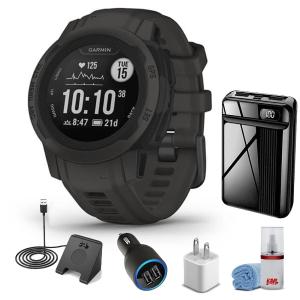 Garmin Instinct 2S - Standard Edition-Graphite With Pro Accessory Kit Free Shipping Genuine