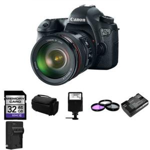 Canon EOS 6D Camera w/ 24-105mm f/4.0L IS USM Lens   32GB, 2 Batteries Starter Bundle Best Store To Get Sale Online