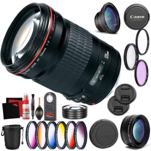 Canon EF 135mm f/2L USM Lens Professional Kit International Model Outlet Locations For Sale