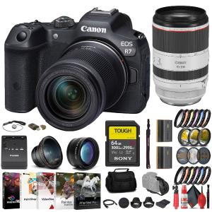 Canon EOS R7 Mirrorless Camera W/ 18-150mm Lens   Canon 70-200mm Lens   64GB   More Cheap Sale Eastbay
