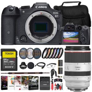 Canon EOS R7 Mirrorless Camera   Canon 70-200mm Lens   64GB Card   Filter   More Buy Cheap 2025 Newest