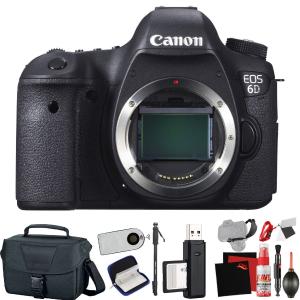 Canon EOS 6D DSLR Camera (Body Only) - Open Box (International Model) with Extra Accessory Bundle Buy Cheap Best Sale
