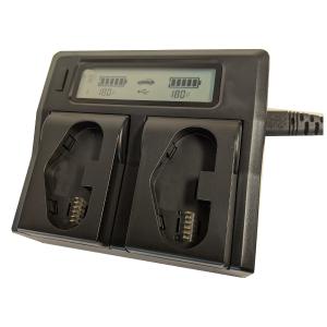 Bescor LPE19CHARGER Dual Bay LCD Charger for LPE19 Batteries For Sale