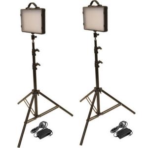 Bescor LED200K Dual 300W LED Studio Kit Clearance Discounts