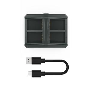 Hollyland Solidcom C1 Pro 4-Slot Battery Charging Case With Credit Card