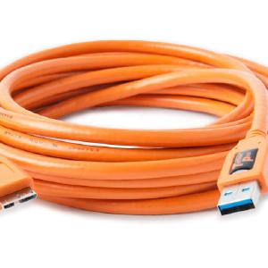 Tether Tools Tetherpro USB 3.0 SuperSpeed Micro-B 15' Orange Cable CU5454 Nicekicks