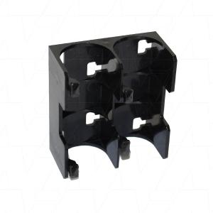Battery Holder for 2 x 26650 Cells in a Row - Expandable & Interlockable Discount Looking For