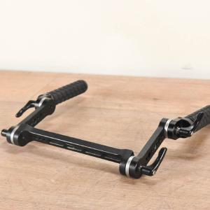 Wooden Camera Rosette Handle Kit (Black Rubber) Cheap With Mastercard