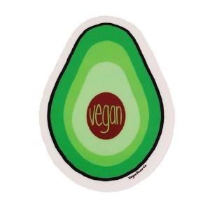Vegan Power Co 3" Avocado Sticker Collections Online