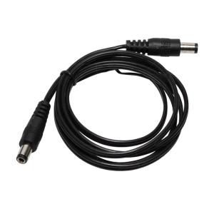 Adaptor 2.1mm ID DC plug straight Each End & 1Mtr Lead (9mm Barrel Short Shaft) Shop For