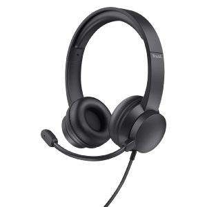 Trust HS-201 USB PC headset - Black Free Shipping Get Authentic