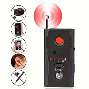 CC308  Anti-Spy Signal Bug RF Detector Hidden Camera Laser Lens GSM Device Finder - Mute Vibration   Beep   LED indicator , Earphone and Charger included Cheap Online