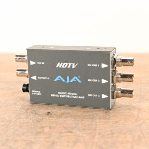 AJA HD5DA 1x4 HD/SD-SDI Distribution Amplifier/Repeater NO POWER SUPPLY Cheap Sale Sast