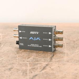 AJA HD5DA 1x4 HD/SD-SDI Distribution Amplifier/Repeater NO POWER SUPPLY Discount Cost