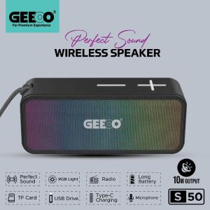 GEEOO S50 RGB Wireless Speaker GT1055 Pick A Best For Sale