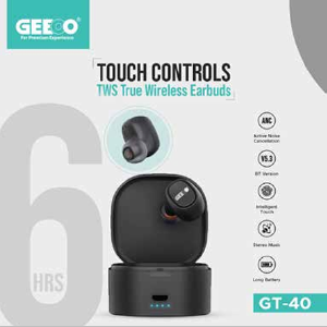 Geeoo True TWS Touch Control ANC Wireless Earbuds GT40 GT2013 Many Kinds Of Cheap Pice