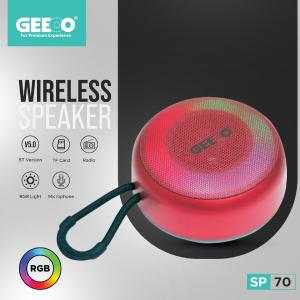 Geeoo Wireless Speaker with RGB Lighting & Powerful Sound SP70 GT3001 Fashion Style Cheap Online