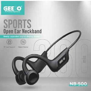 Geeoo Sports Open Ear Neckband with Digital Display Power NB500 GT2011 Outlet New Styles