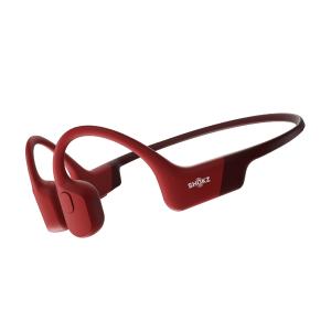 Shokz OpenRun Bone Conduction Bluetooth Headphones Red Purchase Sale Online