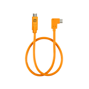 Tether Tools TetherPro USB-C to Right Angle USB-C Pigtail Cable, 20" (50cm) - High-Visibility Orange Buy Cheap Big Sale