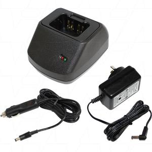 CH1 AC & DC Input Charger & Adaptor Plate to Suit Motorola HNN9008 Battery Buy Cheap Great Deals