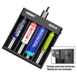 XTAR MX4 USB input automatic four-channel 1-4 cell LiIon/LiFePO4/NiMH battery charger 2025 Cheap Online