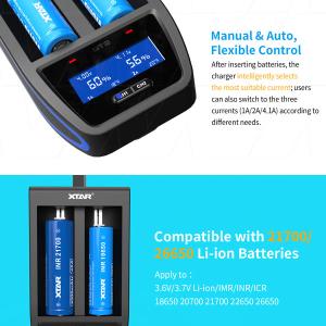 XTAR 2 Cell Ultra Fast Lithium Ion Battery Charger Free Shipping Pick A Best