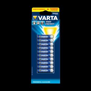 VARTA High Energy Alkaline Batteries AAA 10 Pack Clearance Cheap Real